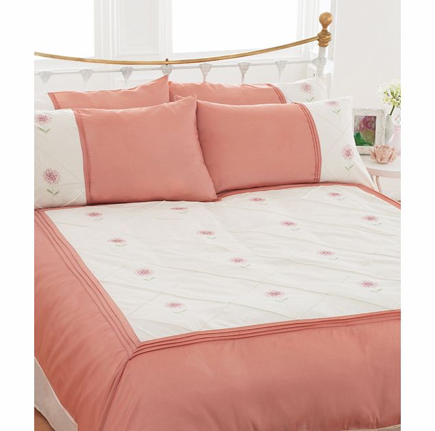 Riva Summertime Pink King Size Duvet Cover and 2
