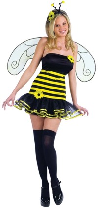 adult Costume: Sexy Bee - Small/Med