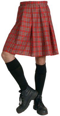 Adult Costume: Tartan Kilt
