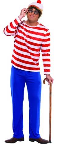 Adult Costume: Wheres Wally