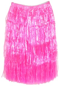 adult Hula Skirt (Hot Pink)