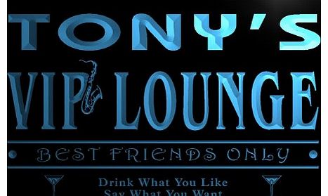 ADV PRO qi103-b Tonys Personalized VIP Lounge Club Cocktails Bar Neon Beer Sign