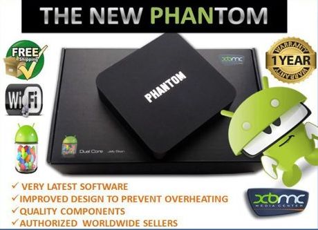 Advanced Tv Solutions PHANTOM G-BOX MX3 Android 4.2 Jelly Bean Dual Core XBMC Streaming Mini HTPC TV Box Player, UK adapte