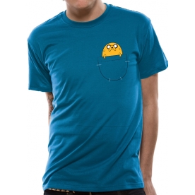 Adventure Time Jake Pocket T-Shirt Large