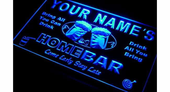 AdvPro Custom p-tm Name Personalized Custom Home Bar Beer Neon Light Sign