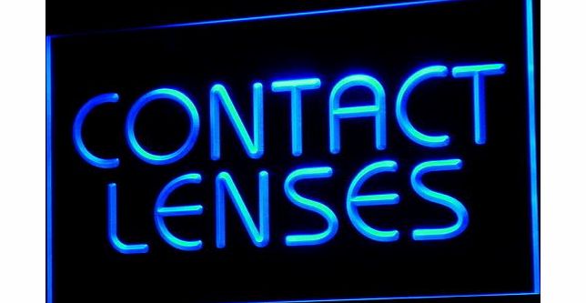 AdvPro Sign ADV PRO i491-b Contact Lenses Optical Shop Glasses Light Sign