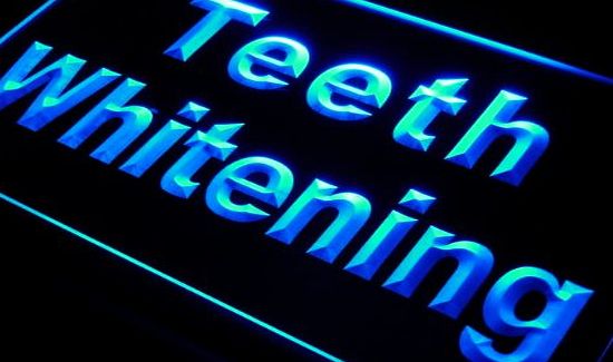 AdvPro Sign ADV PRO j996-b Teeth Whitening Neon Light Sign