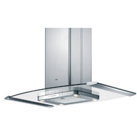 90cm Island Hood Flat Glass Hi8610m