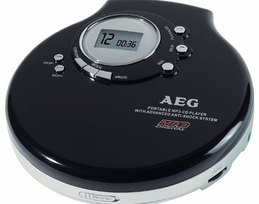 AEG CDP4212BK Portable CD Player - Black