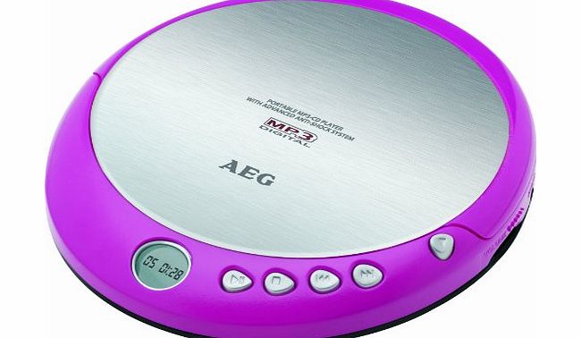 AEG CDP4226PK Portable CD Player - Pink
