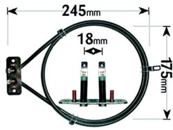 AEG ELEMENT FAN OVEN AEG. PN# ELE2016