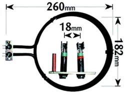 AEG ELEMENT FAN OVEN AEG. PN# ELE4080
