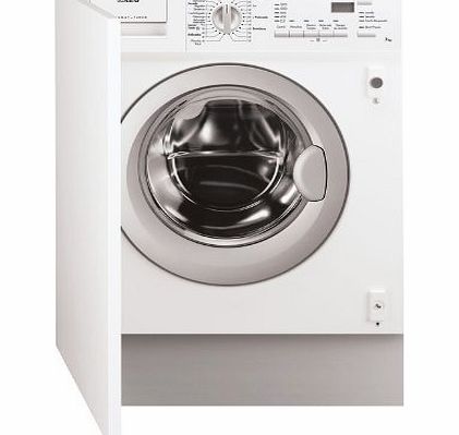 L61271WDBI Integrated 7kg 1200rpm Washer Dryer in White with sensor drying