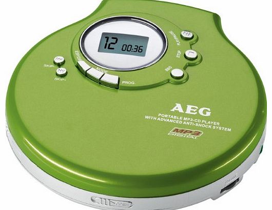 AEG Portable CD Player - Lime