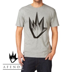 T-Shirts - Afends Flame Tweak T-Shirt -