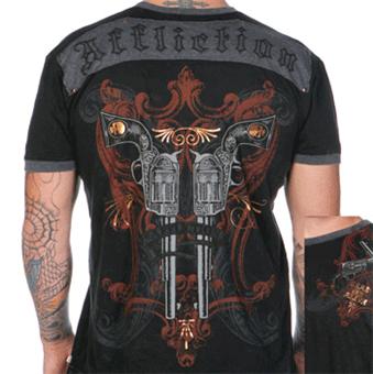 Affliction Mens Dead Or Alive Tee #A298