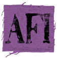 AFI Black Logo On Purple Patch