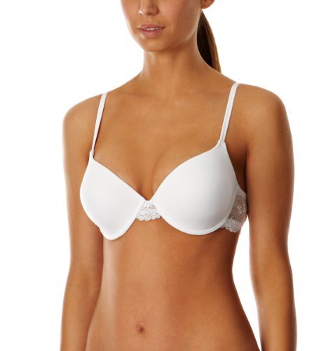 After Eden Double Boost Lace Push-Up Womens Bra White 34B