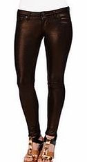 AG Denim Bronze skinny stretch leggings