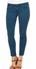 AG Denim Turquoise super skinny jeggings