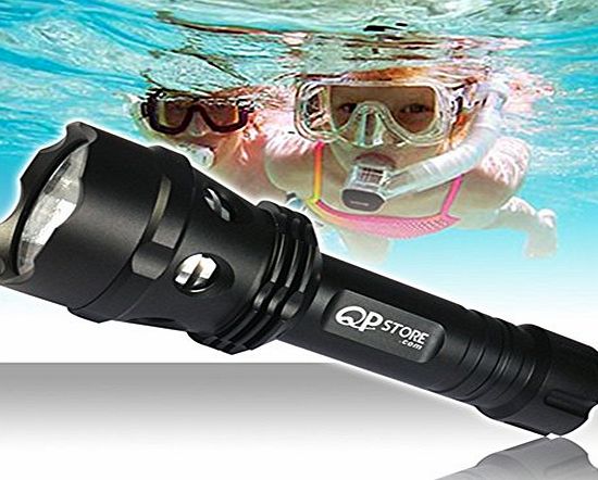 AGM NEW 5 Modes CREE XM-L T6 LED 1800 Lumens Super Bright Waterproof Adjustable Focus Diving Flashlight Torch Lamp Torch.