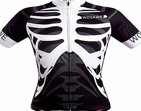 AGSY SPORTING AGSY Cycling Bicycle Riding Cool Tops Mocross Cycle Quick Dry Shirts Skeleton Breathable Jersey S
