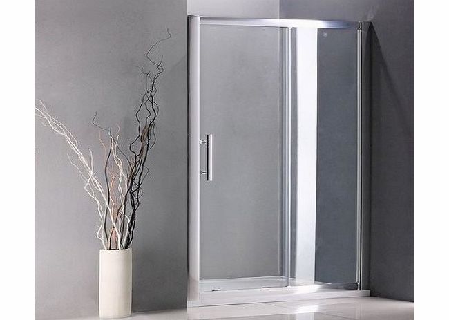 Aica bathrooms 1000x1850mm sliding shower door enclosure cubicle glass screen (NS4-10)