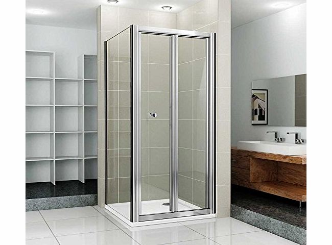 Aica bathrooms 760x760mm Bifold Shower Door Enclosure cubicle F88 (NS2-76 NS3-76)