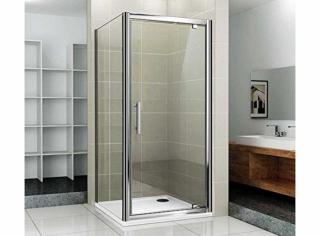 Aica bathrooms 760x760mm shower enclosure Pivot door cubicle side panel (NS9-76 NS3-76)