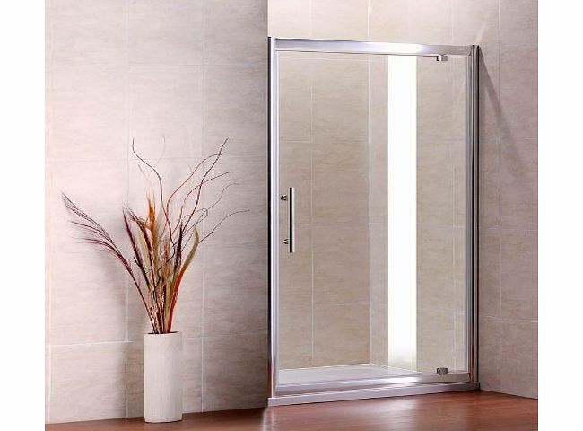 Aica bathrooms 900x1850mm Pivot shower enclosure cubicle glass door