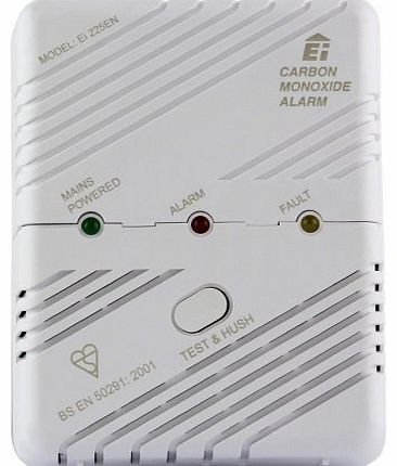 EI225EN Carbon Monoxide Alarm c/w Memory & Test Feature