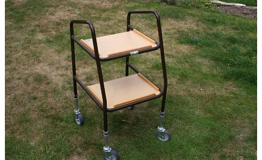 Height Adjustable Kitchen or Household Stroller Trolley