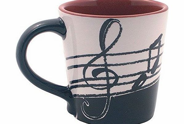 AIM Musicians Kitchenware Gift Music Notes Design Tableware Latte Mug (12oz)