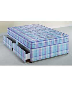 Air Bewley Double Divan with Medium Mattress - 4 Drawers