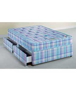 air Bewley Firm Luxury Small Double Divan - 4 Drawers