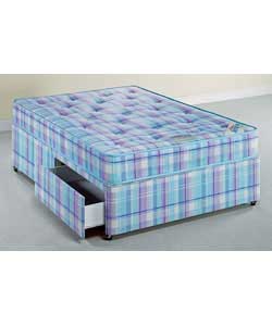 air Bewley King Size Divan/Firm Luxury Mattress - 2 Drawers