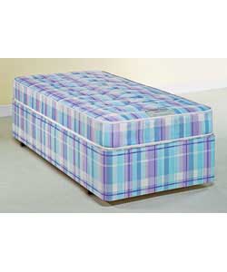 air Bewley Single Divan/Trizone Medium Mattress - Non Store