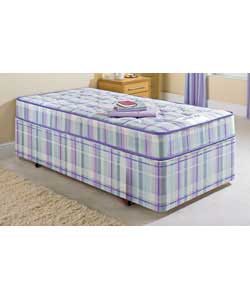 Air Bewley Single Divan with Medium Mattress - Non Storage