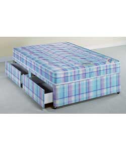air Bewley Trizone Medium Small Double Divan - 4 Drawers