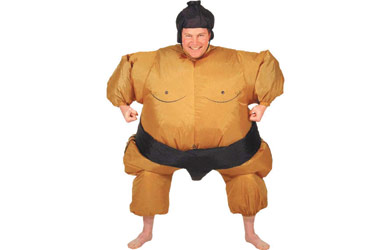 air blown Inflatable Sumo Wrestler Costume