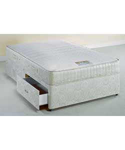 air Coniston Double Divan/Memory Foam Mattress - 2 Drawers