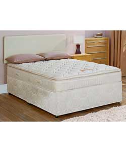 air Coniston Double Divan/Pillow Top Mattress - Non Storage