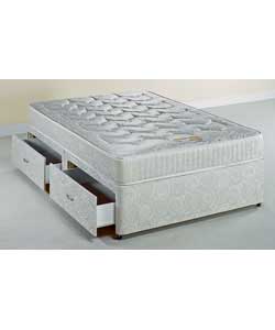 air Coniston Double Divan with Comfort Mattress - 4 Drawers