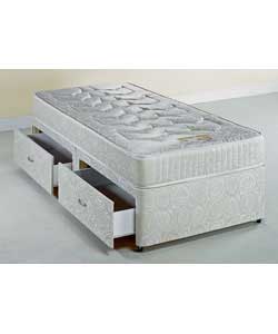 Coniston Single Divan with Comfort Mattress - 2 Drawers