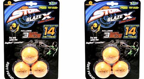 Air Storm BlazeX Balls - Twin Refill Pack
