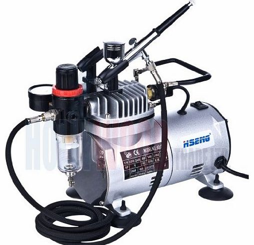 Airbrush Supply Online Mini Airbrush Compressor Kit - AS18-2 Kit 1
