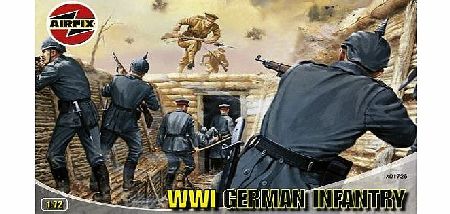 A01726 WWI German Infantry 1:72 Scale Series 1 Plastic Figures