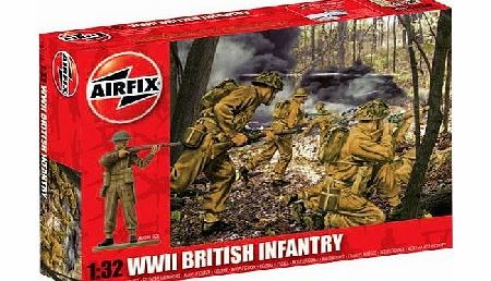 Airfix A02718 WWII British Infantry 1:32 Scale Series 2 Plastic Figures
