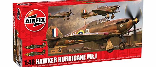 A04102 Hawker Hurricane MkI 1:48 Scale Series 4 Plastic Model Kit