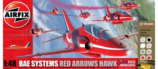 A50031A Red Arrow BAe Hawk 1:48 Scale Plastic Model Gift Set